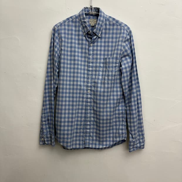 빈티지  체크 셔츠