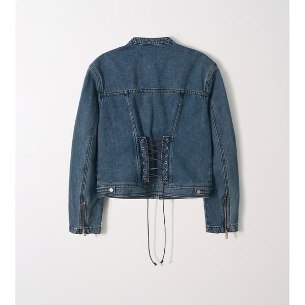 RHEME 리임 크롭 데님자켓 빈티지블루