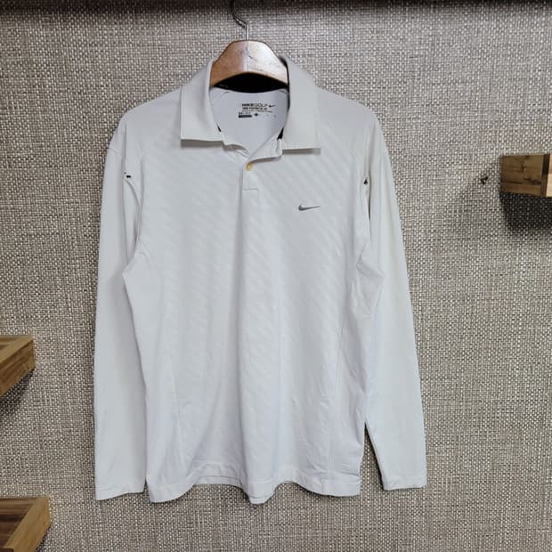 L 100사이즈 나이키골프 드라이핏 긴팔 카라티 