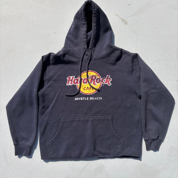 빈티지 하드락 카페 후드 