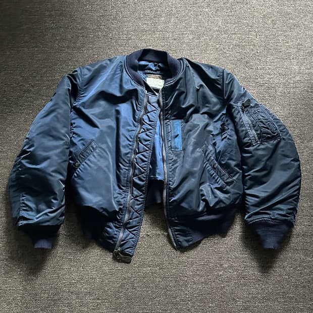 오리지널 미제조 알파 B-15C MA-1 울파일