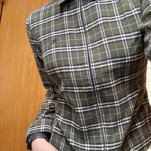 burberry blue label 집업 자켓