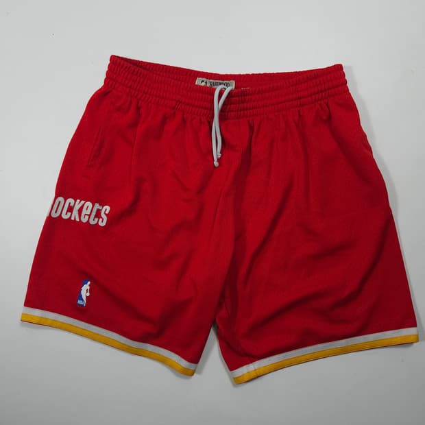 미첼앤네스 NBA 휴스턴 로켓 농구 바지