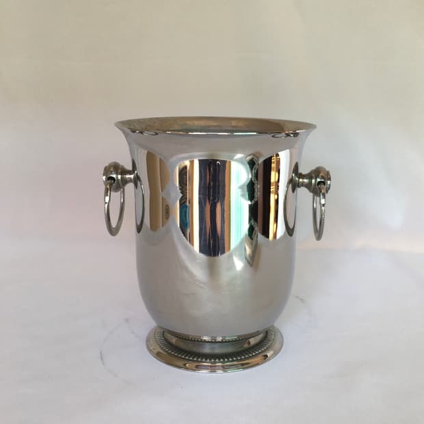 프랑스 빈티지 실버 샴페인 아이스 버킷