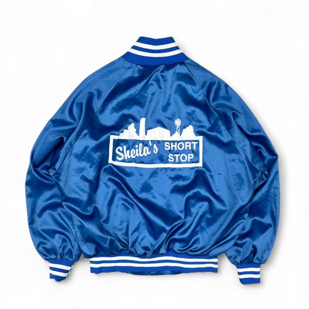 90's Sheila's Short Stop 사틴 자켓