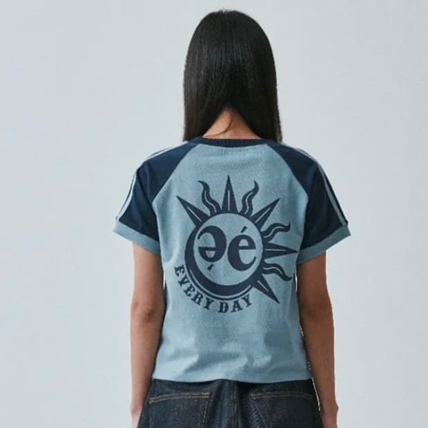 예예 나그랑 반팔티 (블루/네이비)