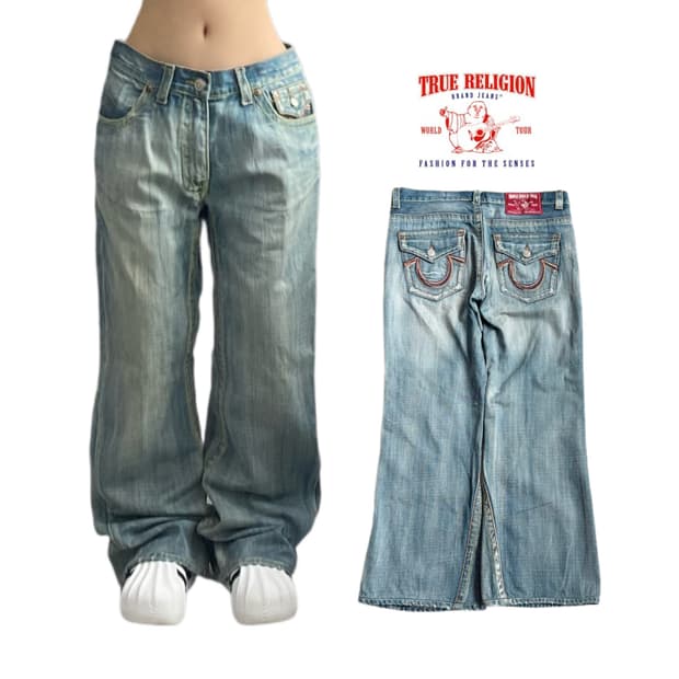 트루릴리전 Y2K 부츠컷 빅사이즈 데님팬츠