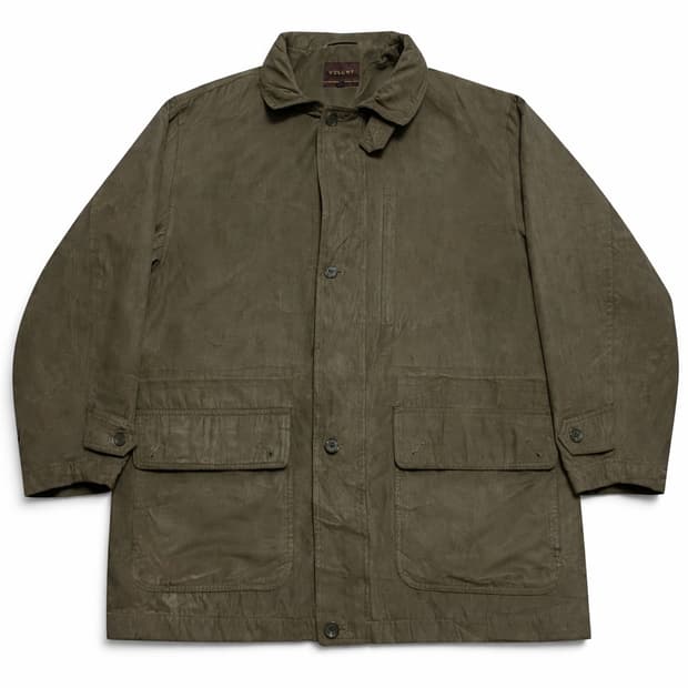 JPN 일본 빈티지 y2k 아메카지 카키브라운 스웨이드 필드자켓 헌팅자켓