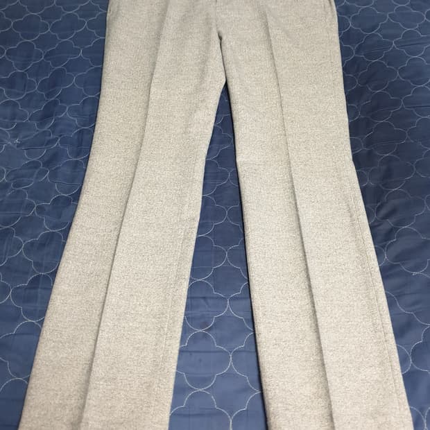 송지오 슬림 스트레치 미니멀 슬랙스 그레이 (32)