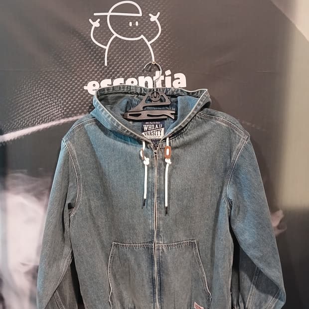 후아유 데님 후드집업