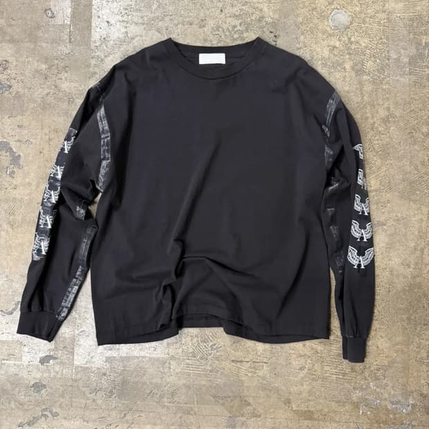 2) 알렉산더 디제노바 Taped Seam Long Sleeve T- S