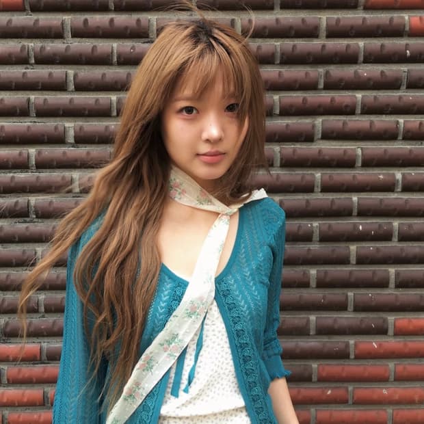 미레코 LACE KNIT CARDIGAN TURQUOISE