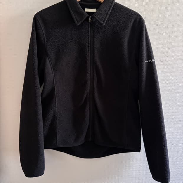 지초이 컴포트 22-007 후리스 집업 블랙 3