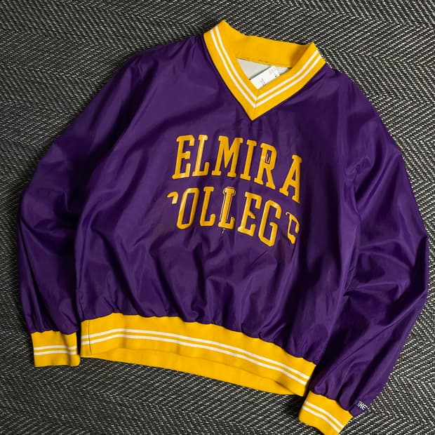 00s USA 빈티지 컬리지 우븐 웜업y 2897