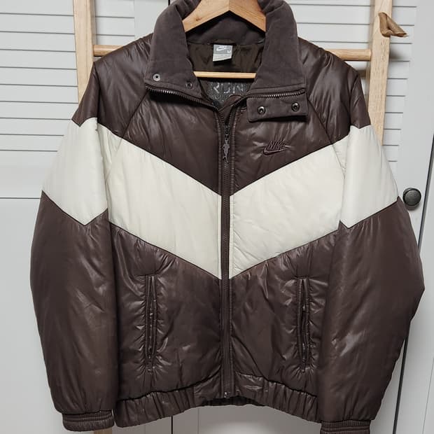 대장 나이키 y2k 초코 브라운 패딩 점퍼 자켓