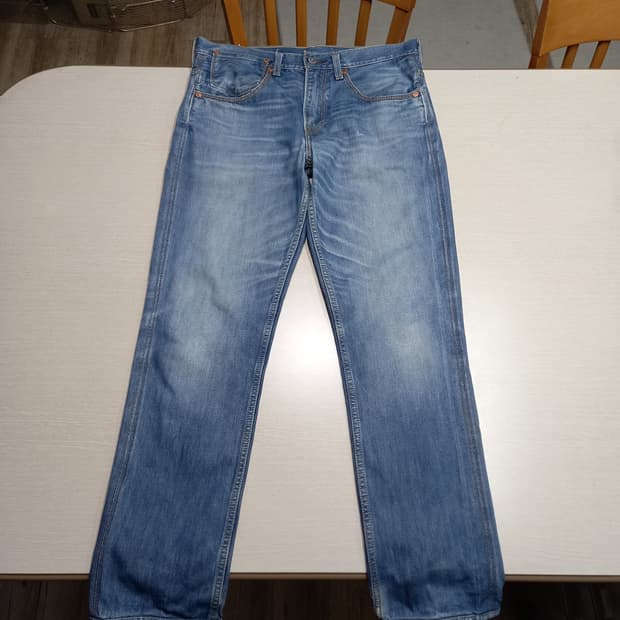 34 리바이스511 워싱 슬림일자진 34-552