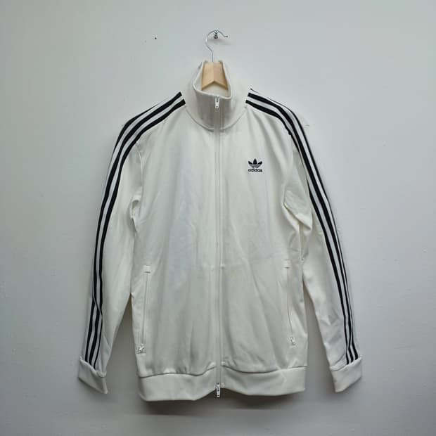 셋업) 아디다스 화이트 블랙 삼선 포인트 트레이닝 셋업 XL/S