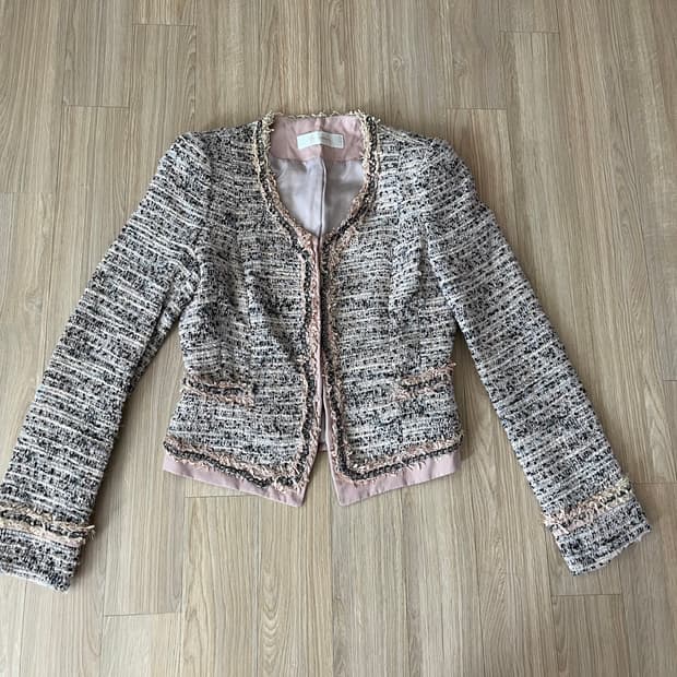 CC collect 씨씨 콜렉트 트위드 자켓