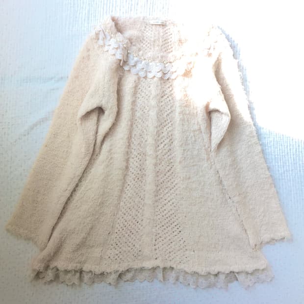 AXES FEMME 엑시즈팜/ 니트원피스 갸루원피스 히메갸루 라떼갸루