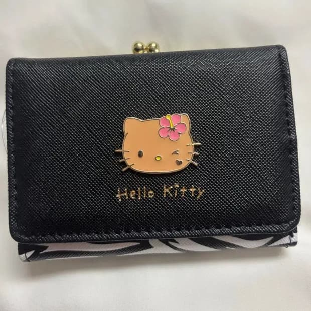 산리오 헬로키티 태닝키티 지브라 지갑