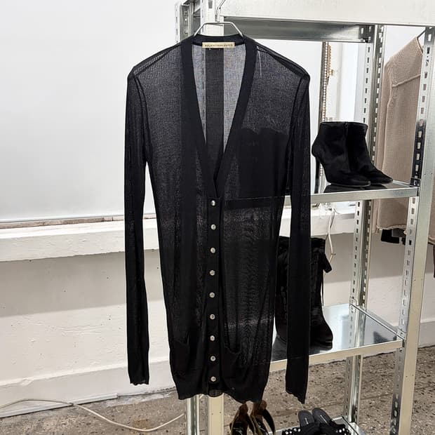 발렌시아가 2008S/S 버튼 롱 가디건