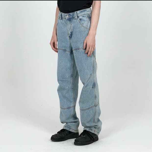 (M) 플라스틱프로덕트 MPa CALF POCKET PANTS