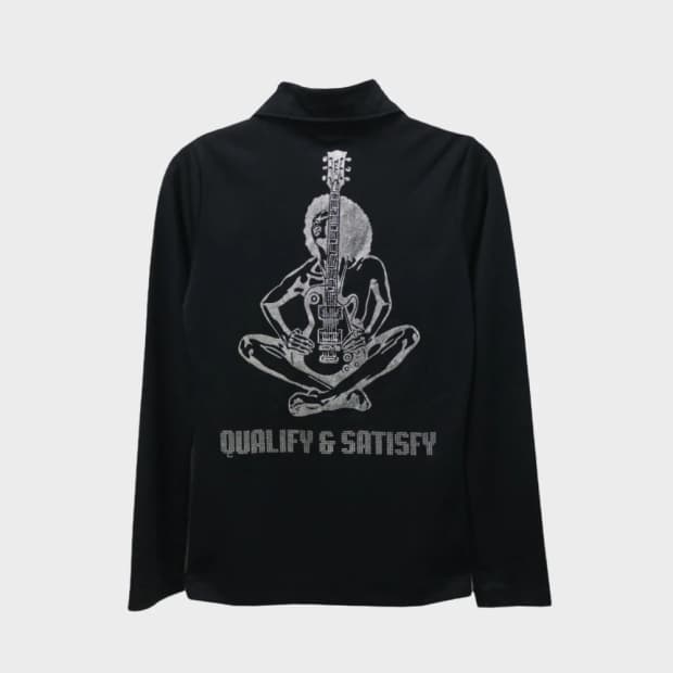 히스테릭 글래머 반집업 카라 긴팔티셔츠 66809