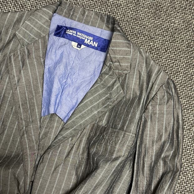 준야와타나베 꼼데가르송 맨 스트라이프 자켓