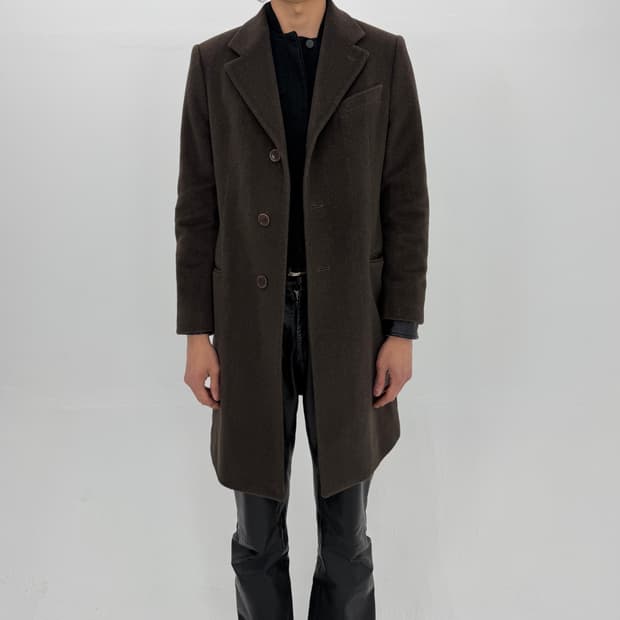 00’s Armani Collezioni herringbone coat