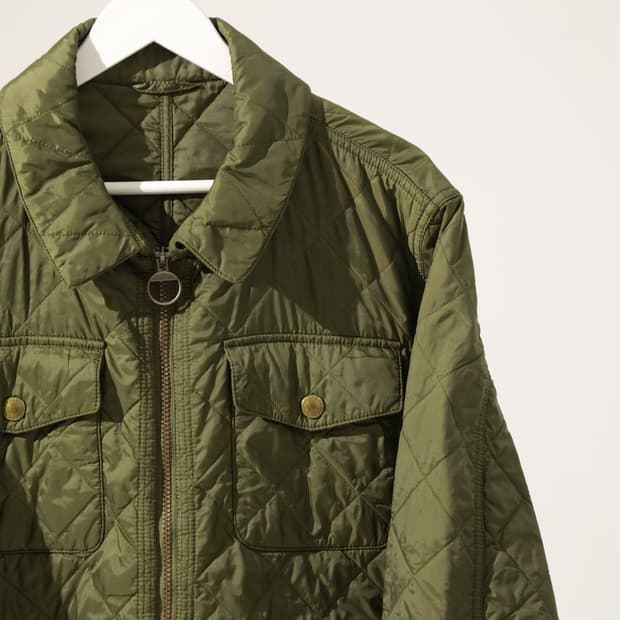 바버 클래식 퀼팅자켓