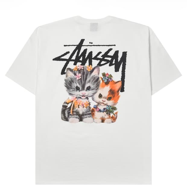 Stussy kittens 스투시 반팔티 M