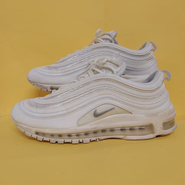 남성 나이키 에어맥스 97 화이트 운동화 (265)