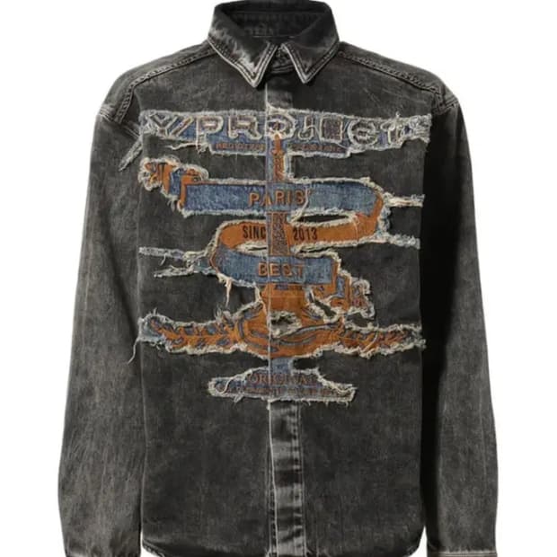 와이프로젝트 파리스 데님 셔츠 L