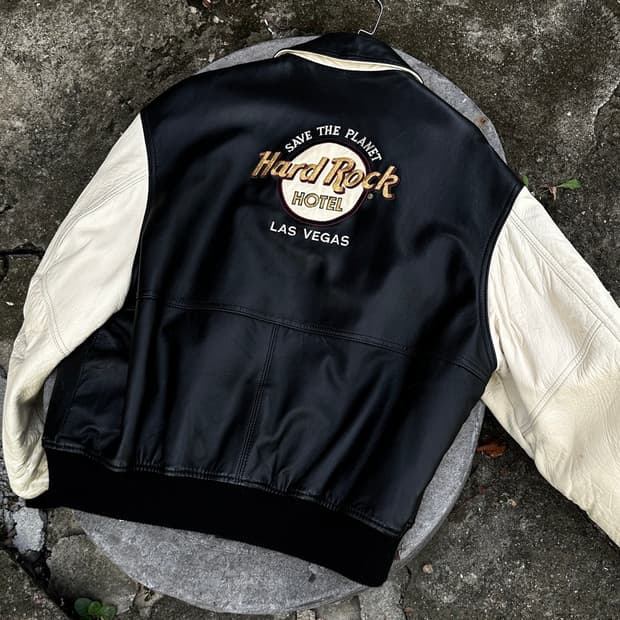 90’s Hard Rock Hotel Leather Jacket