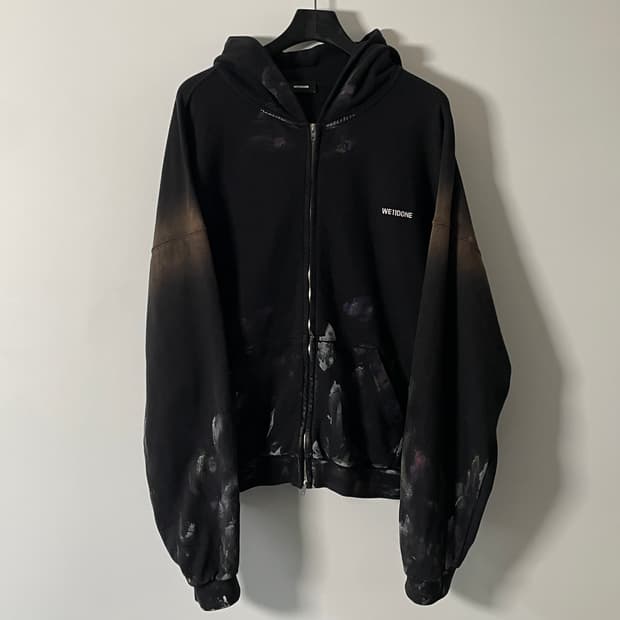 24ss 웰던 프린티드 오버핏 후드집업 (on.474)  