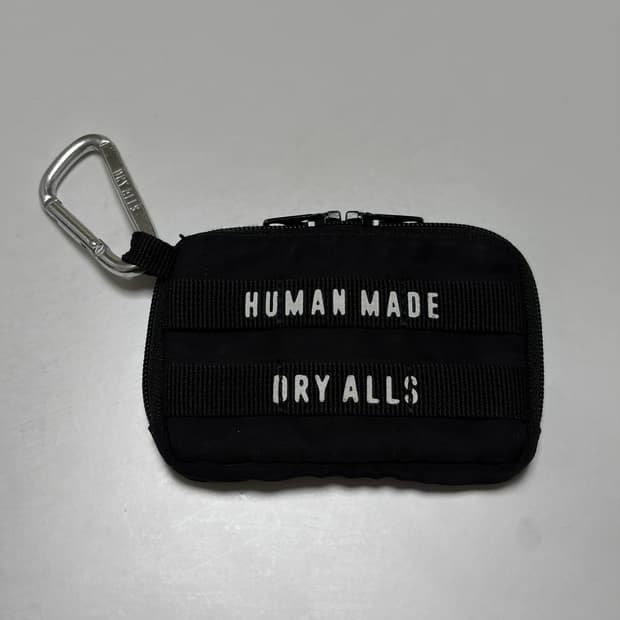 [HUMAN MADE] 휴먼메이드 블랙 카드 지갑 케이스