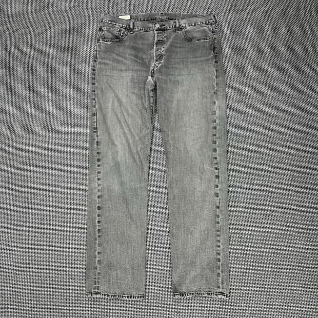 리바이스 501 흑청 데님팬츠