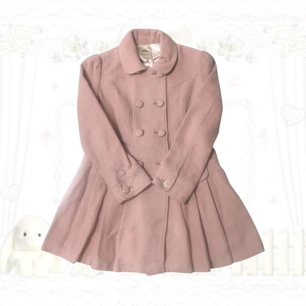 딸기우유 라떼갸루 히메갸루 코트 빈티지 리즈리사 엑시즈팜 모리걸