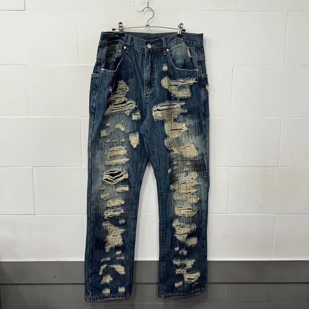 더블윈 빈티지 데미지 데님