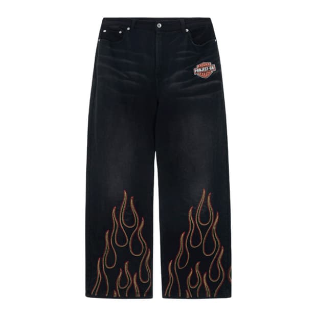 프로젝트G/R x Insan Garage Flame Sweat Pants