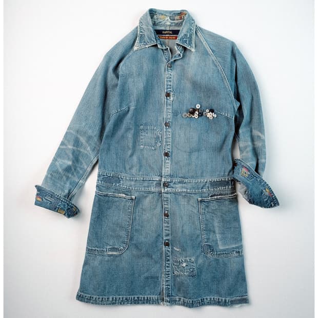 캐피탈 올드 라벨 커스텀 데님 코트 1사이즈