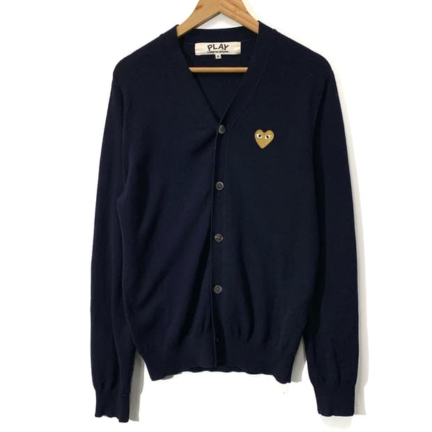 꼼데가르송 다크 네이비 가디건