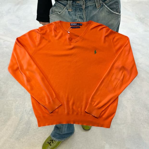 폴로 랄프로렌 브이넥 니트 (Man XL)