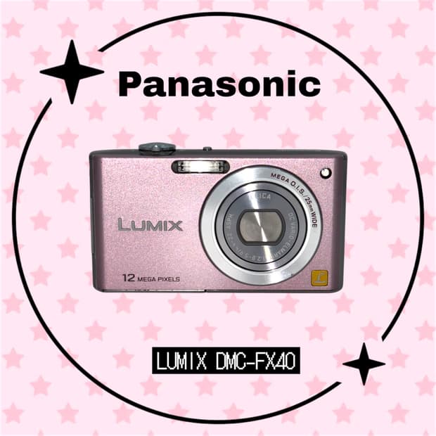 파나소닉 루믹스 DMC-FX40 핑크 빈티지디카 디지털카메라