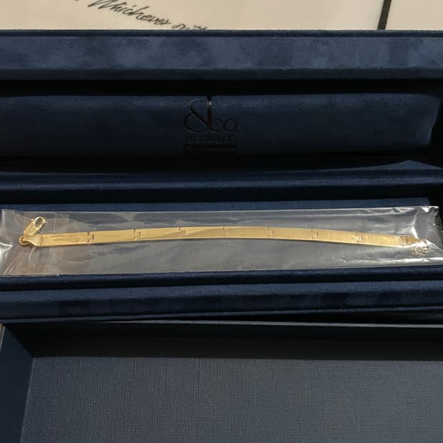 [S-M] 슈프림 제이콥 앤 코 14K 금 팔찌 골드 브레이슬릿