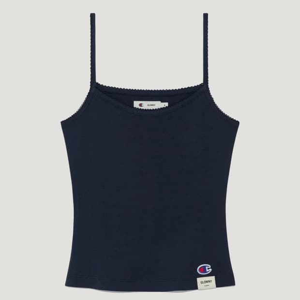 챔피온 X 글로니 캐미솔 나시 탑 NAVY