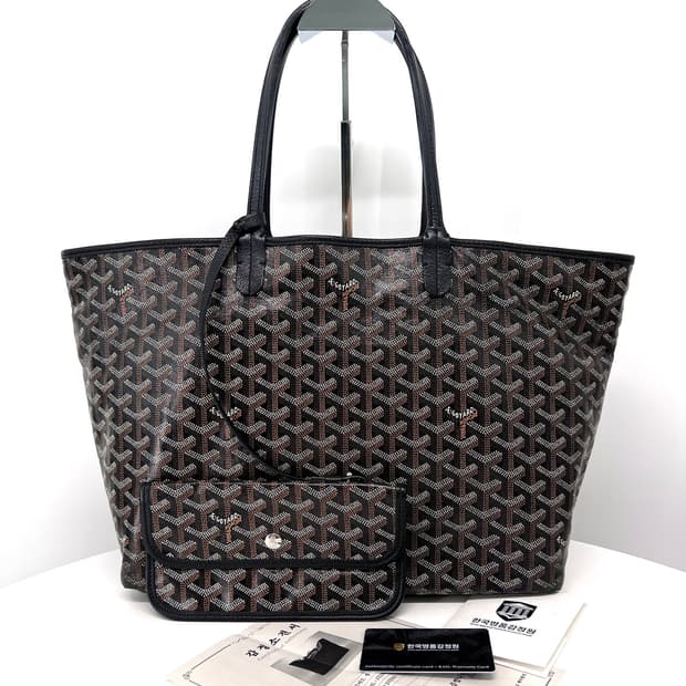 [감정완료] 고야드 생루이 쇼퍼백 블랙 PM