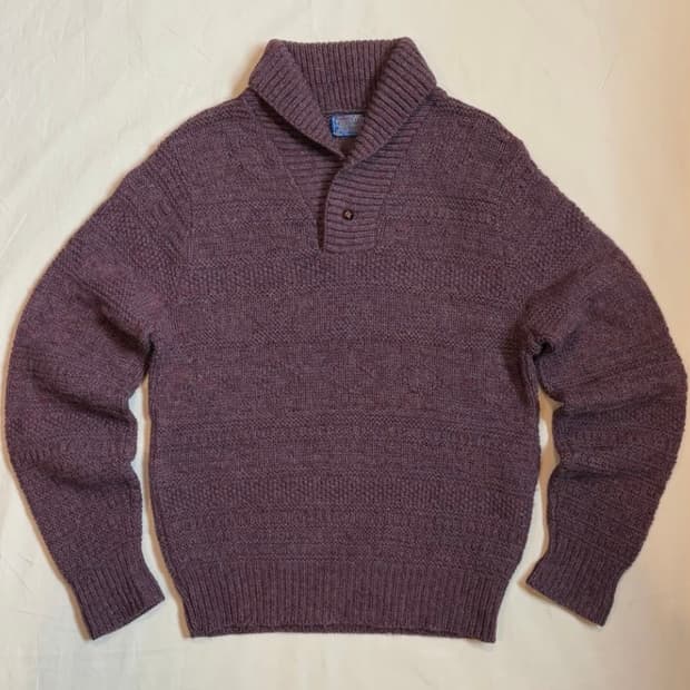 60s PENDLETON 펜들턴 숄칼라 울 스웨터(L /105-107)
