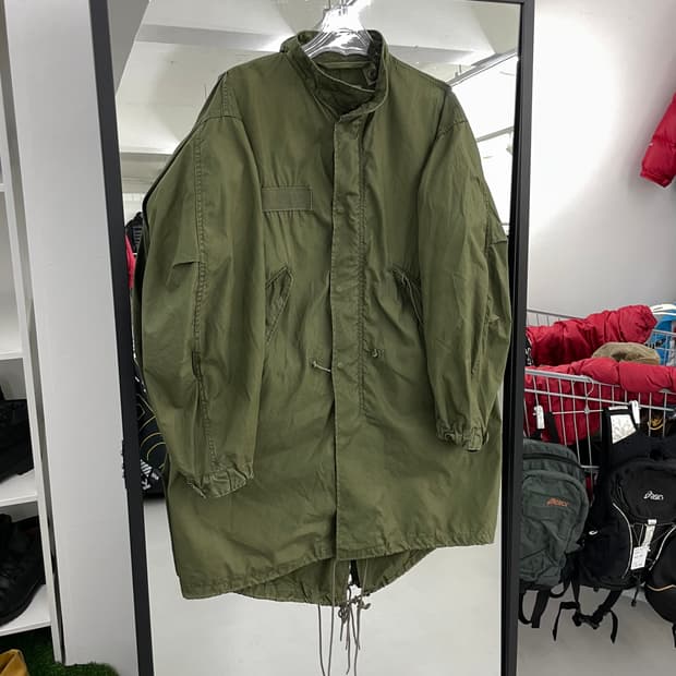 80s OG M65 오리지널 피쉬테일 so-sew 미군 개파카