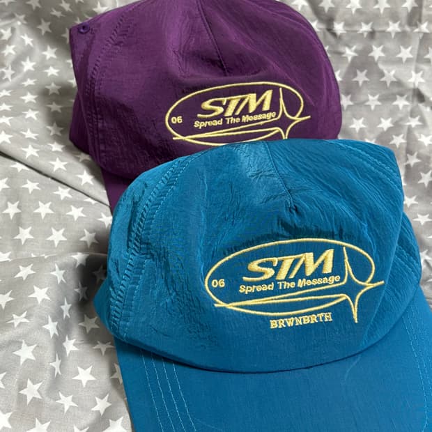 브라운브레스 STM 나일론 볼캡 모자 블루, 퍼플